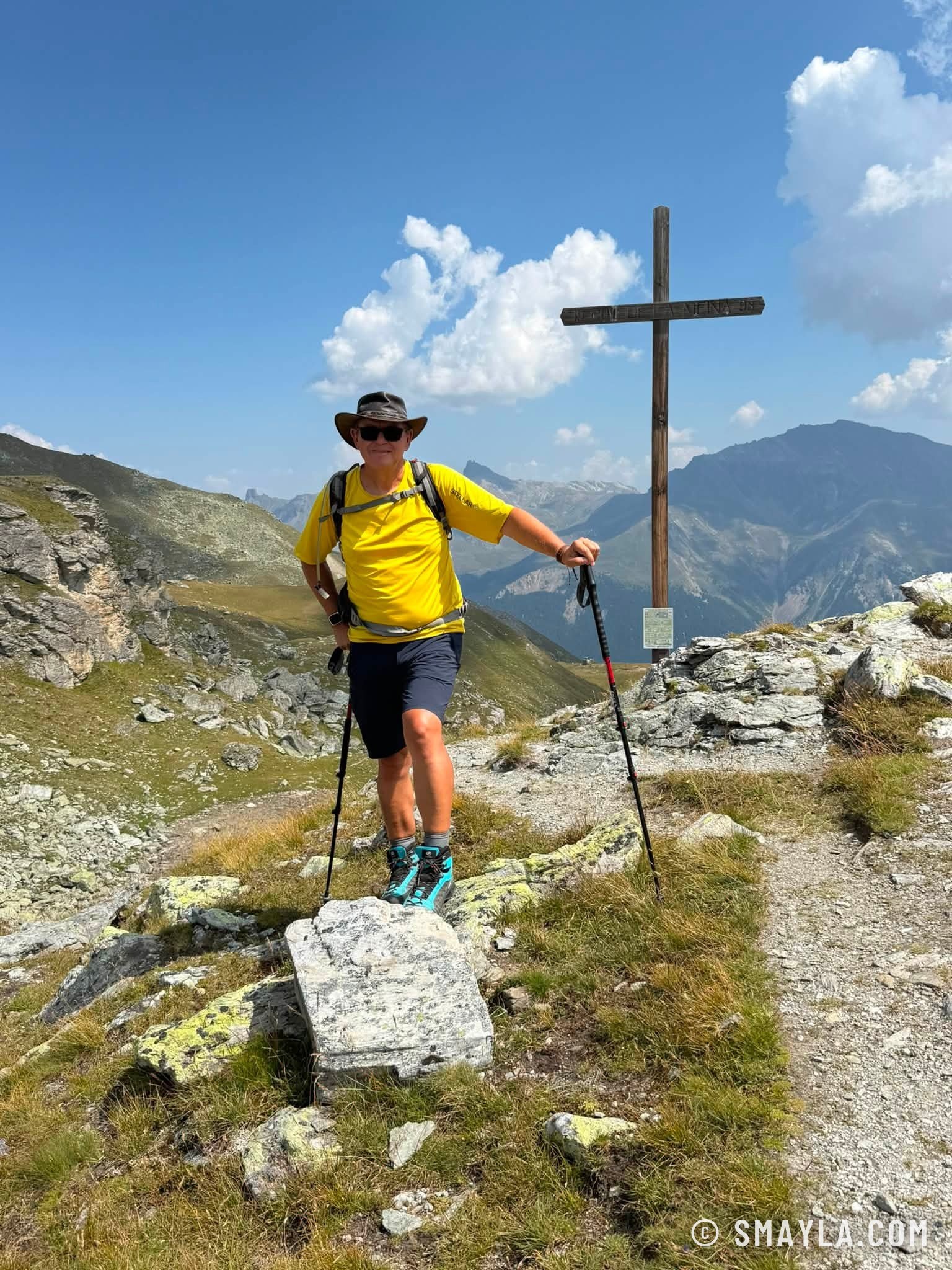 Christian at the cross