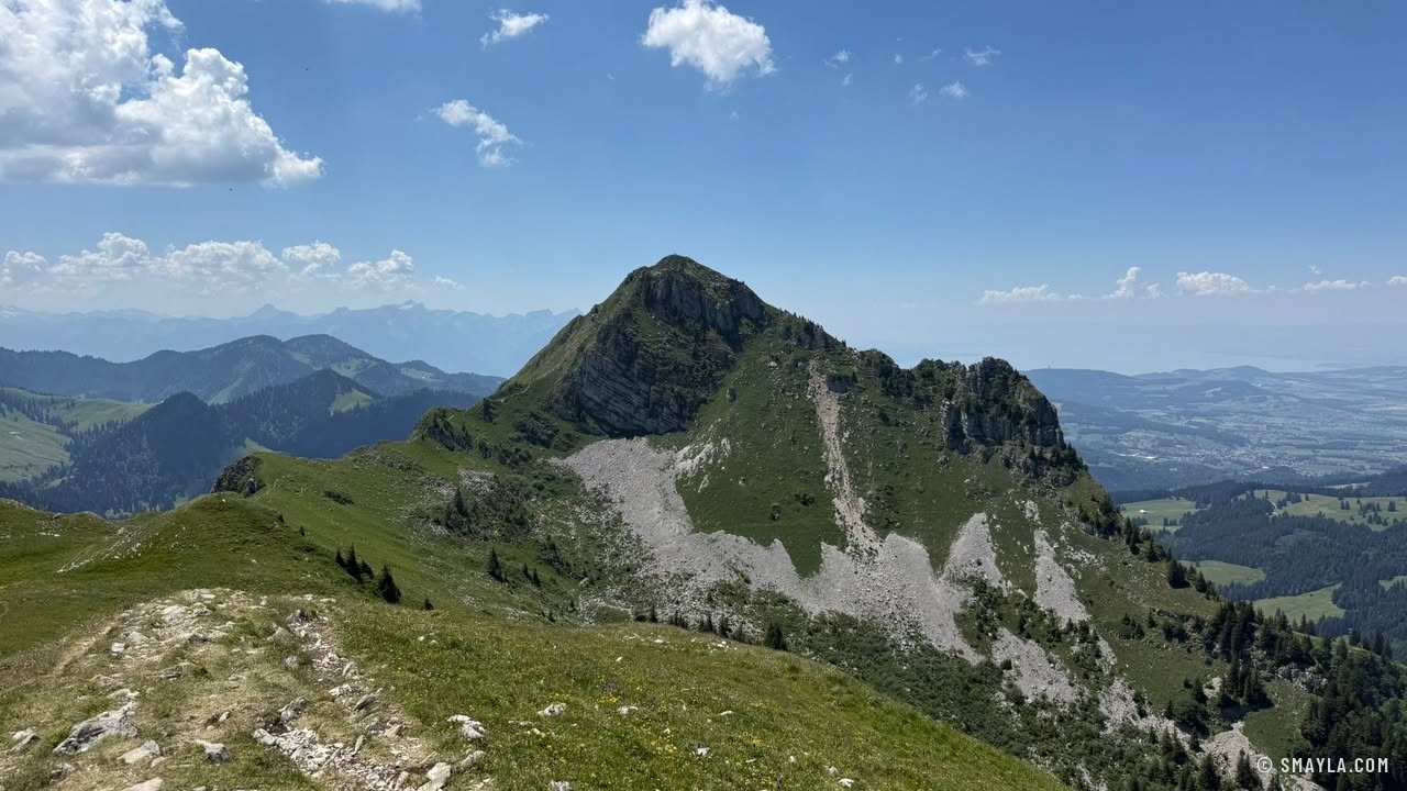 The Teysachaux from the ridge