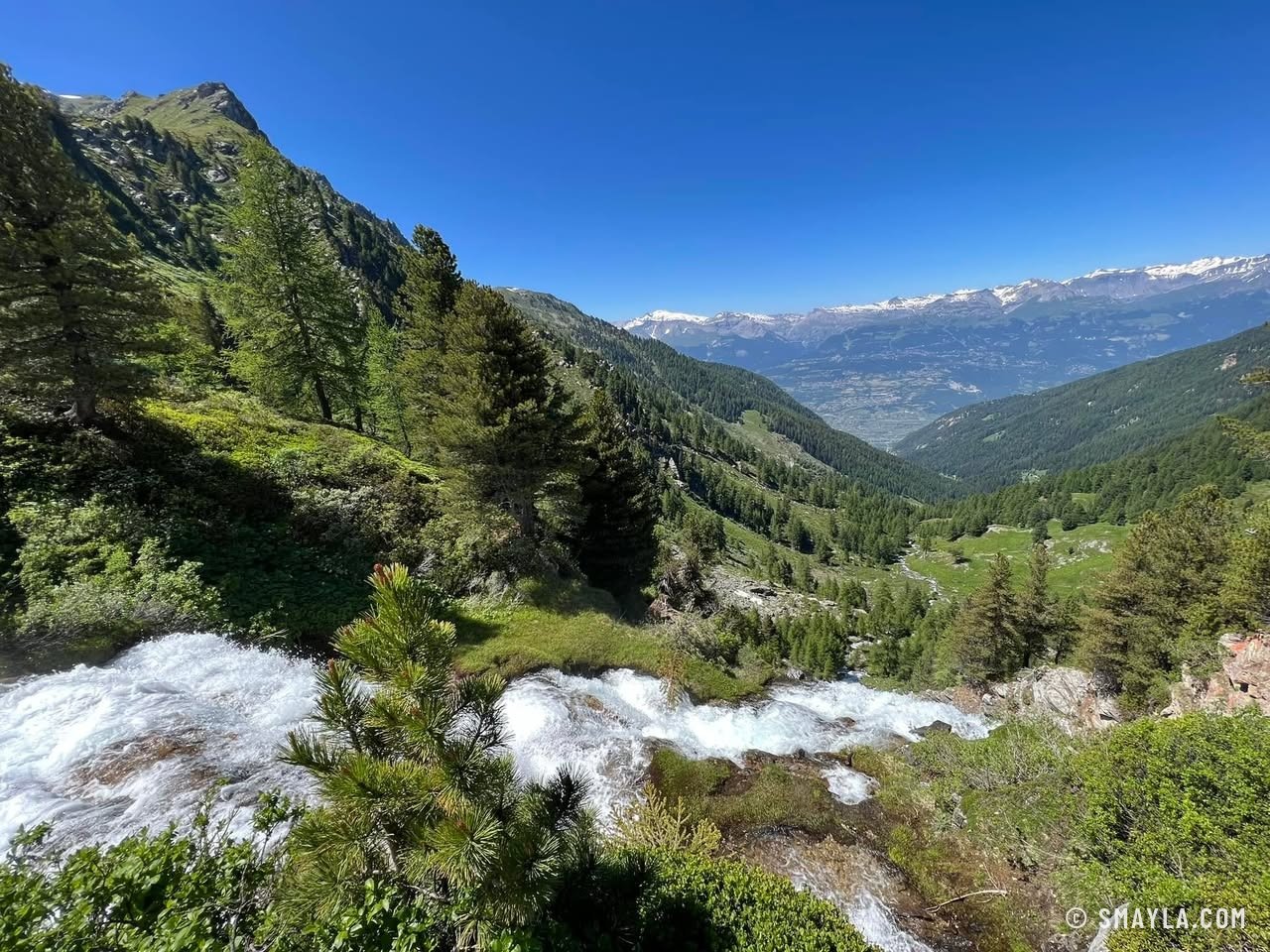 Torrent de neige fondue