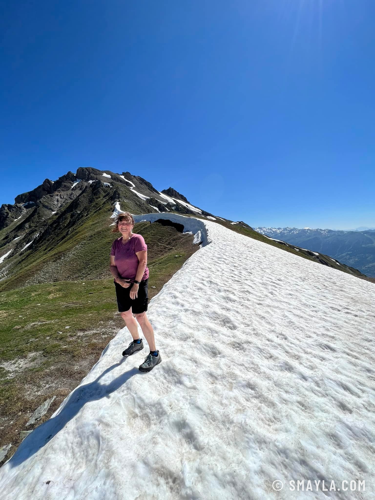 Emmanuelle sur la neige