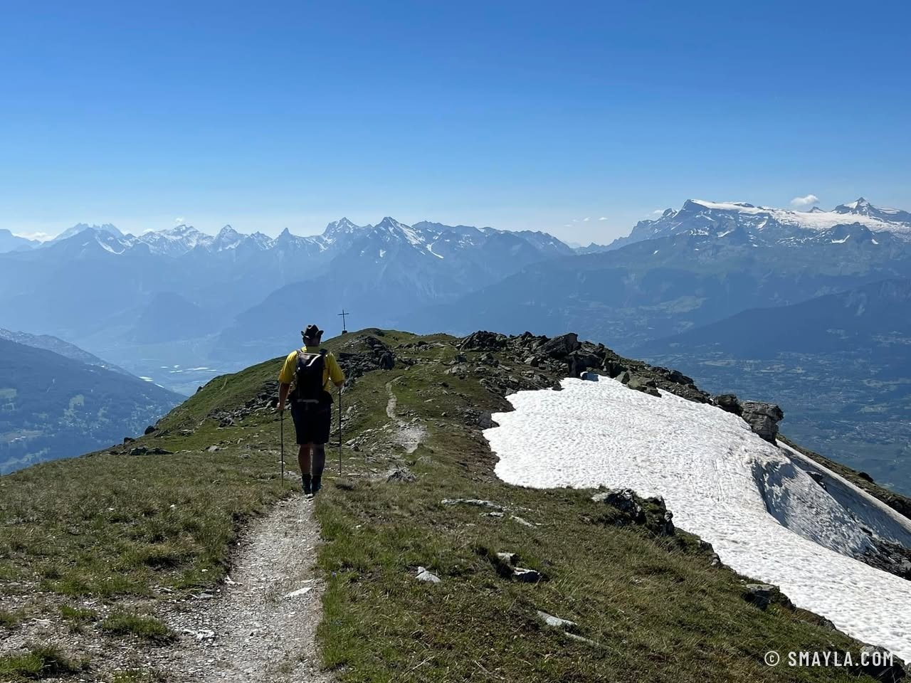 La crête finale vers le sommet