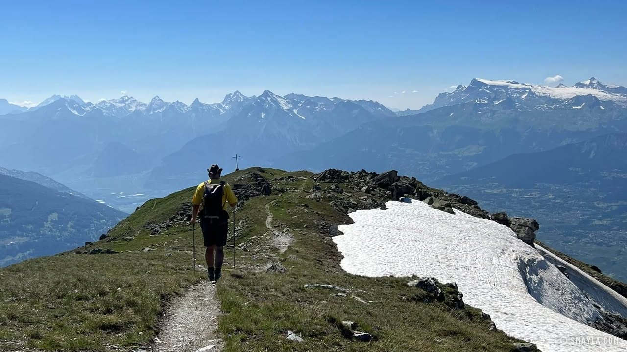 La crête finale vers le sommet