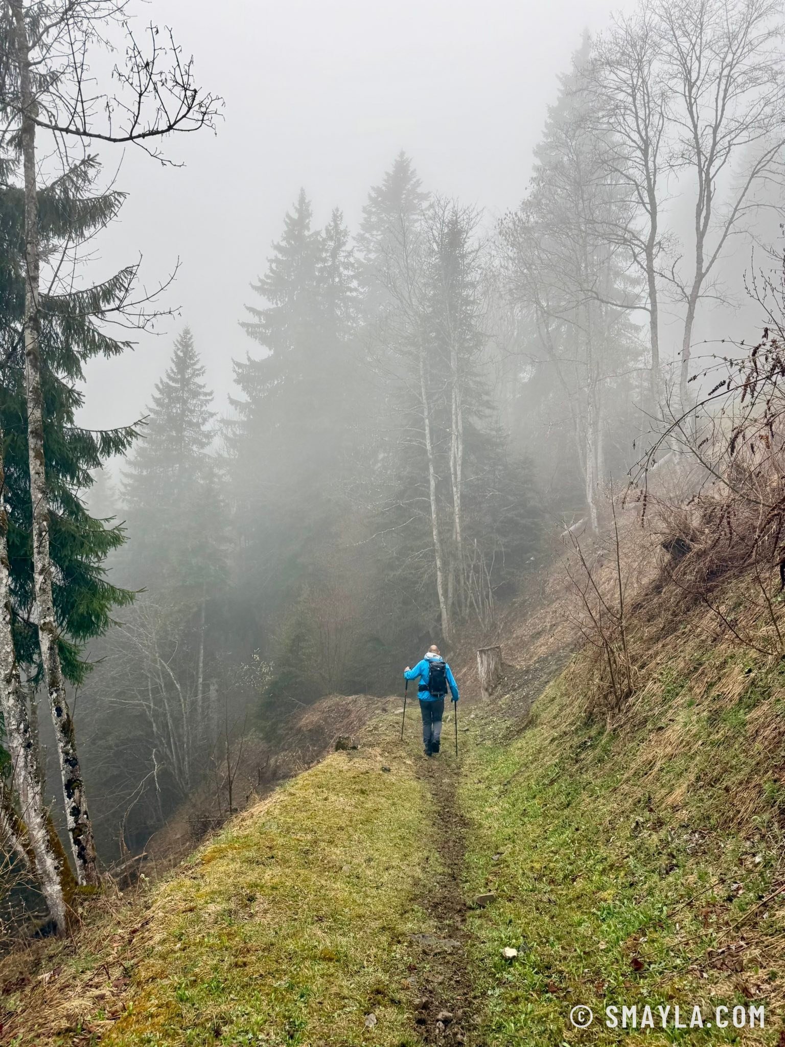 Christian dans la brume