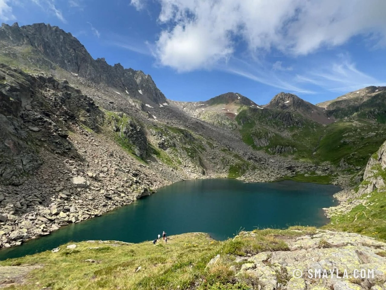 Le lac de la source du Rhin
