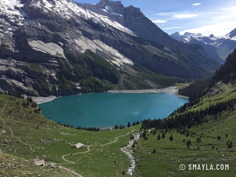 Le lac vu du sentier panoramique
