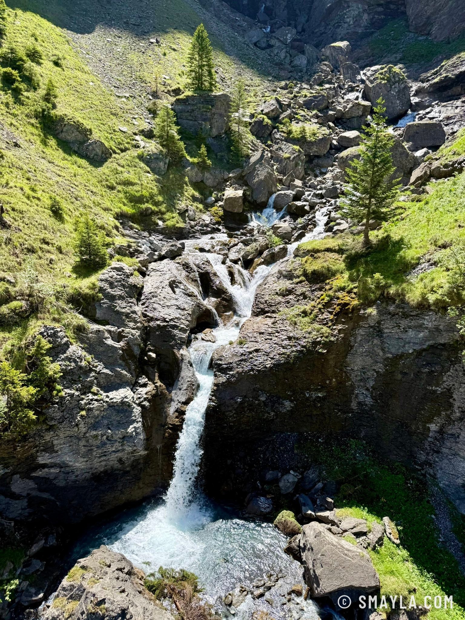 Waterfall in the rocks