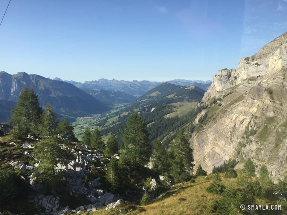 La vallée vue du Sanetsch