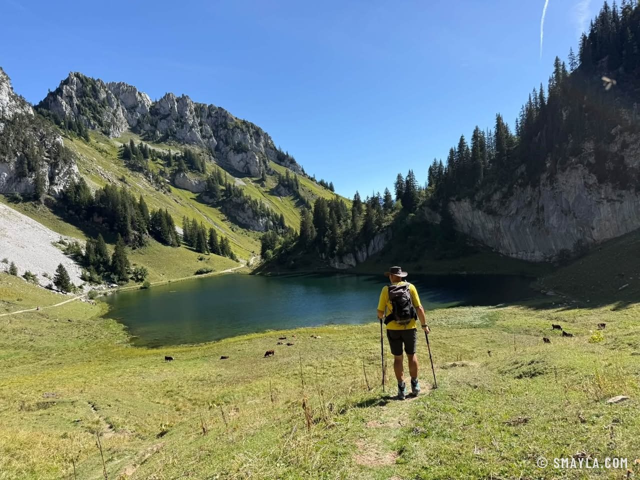 Christian au bord du lac