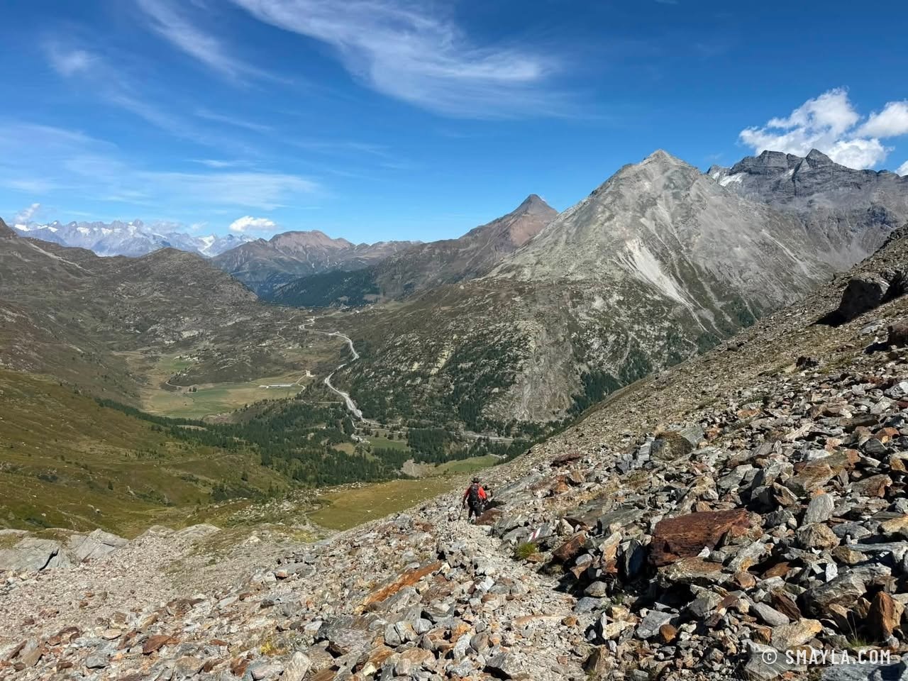 Descente vers le Simplon