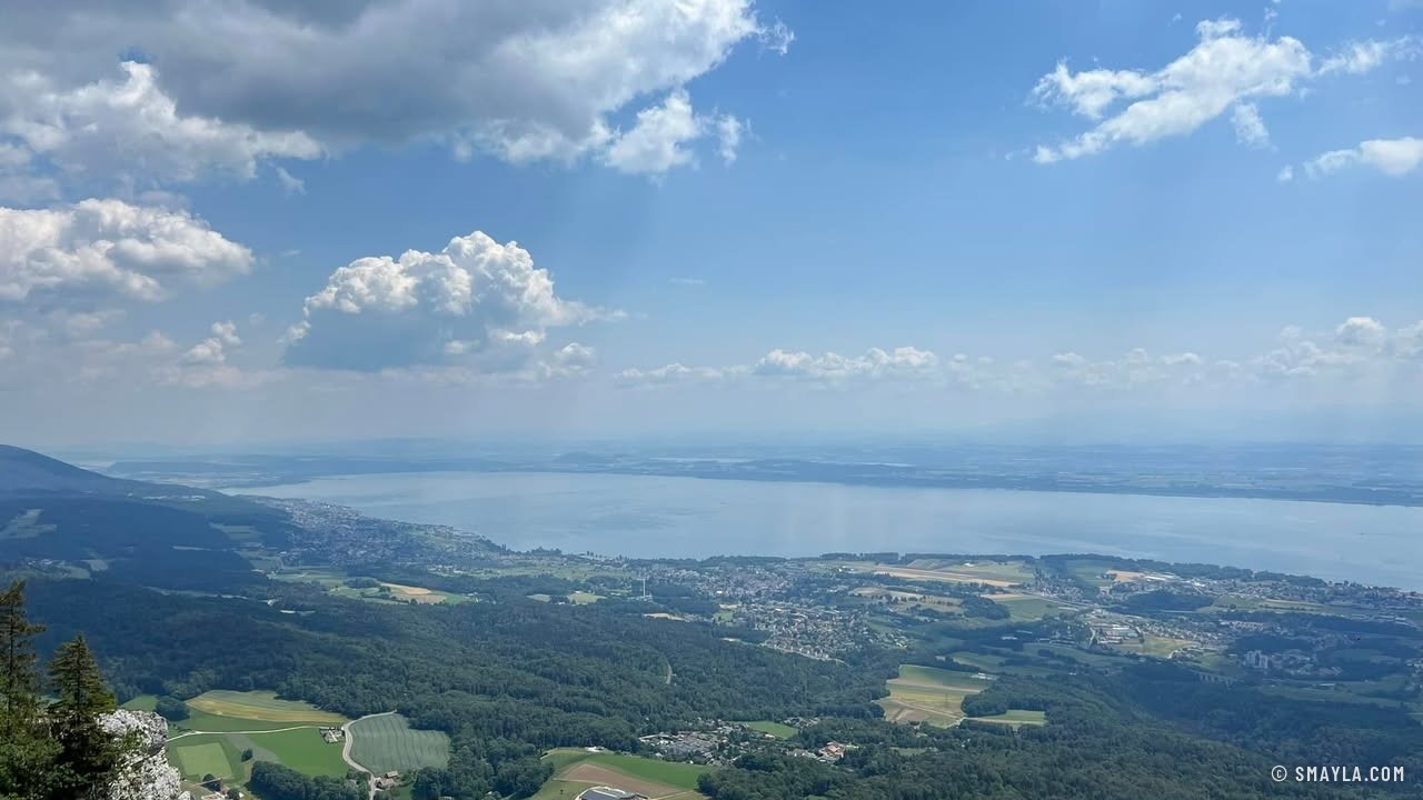 Rochefort et le lac de Neuchâtel
