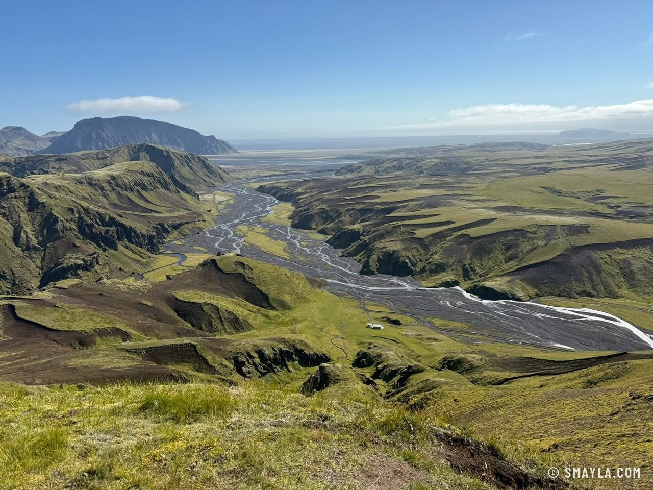 La vallée vue d'en haut