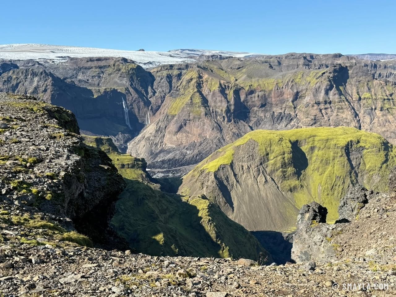 Le canyon et ses mousses