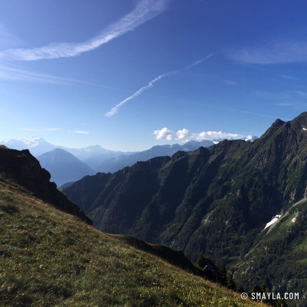 La vue depuis le col de Jorat