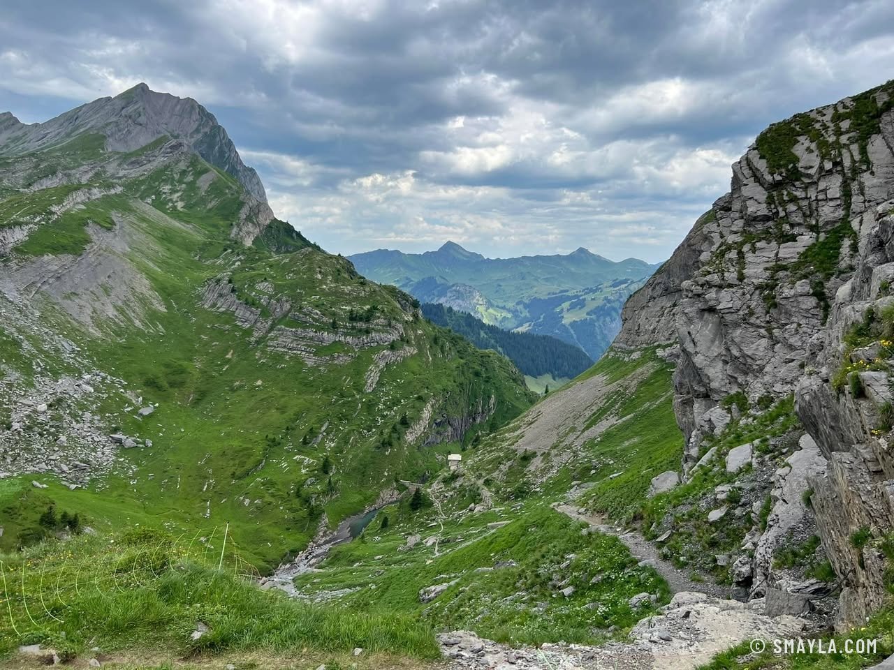 The Pas d'Encel in sight