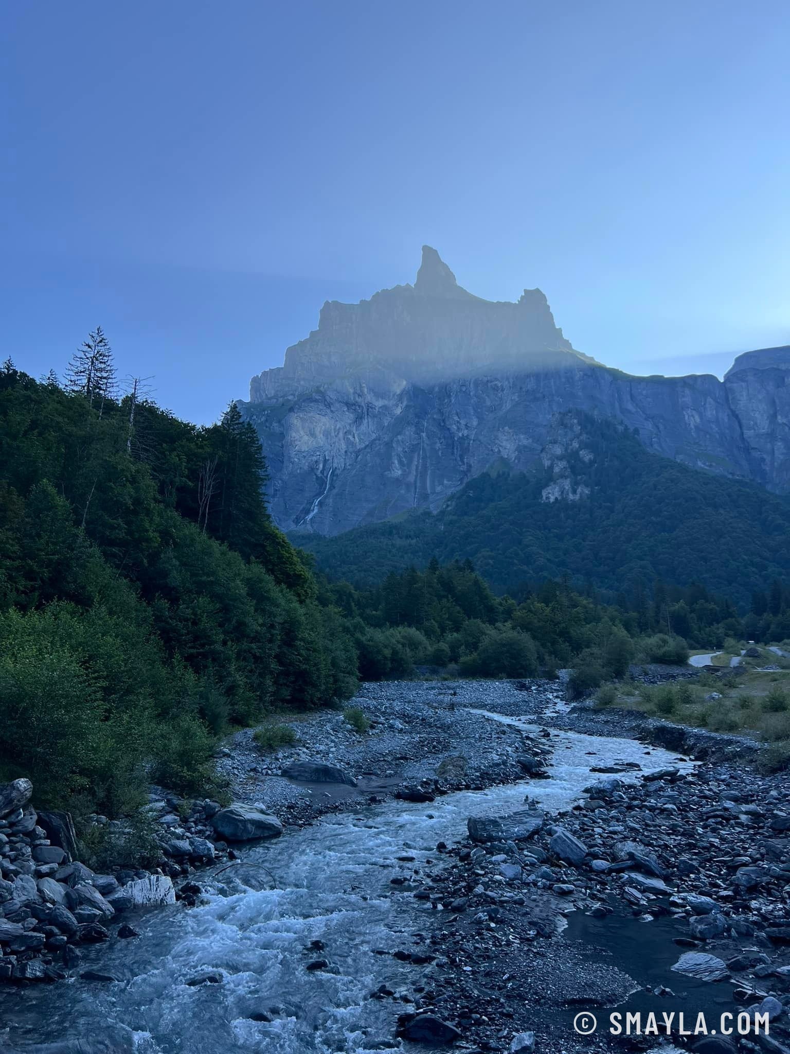 Le Giffre au petit matin