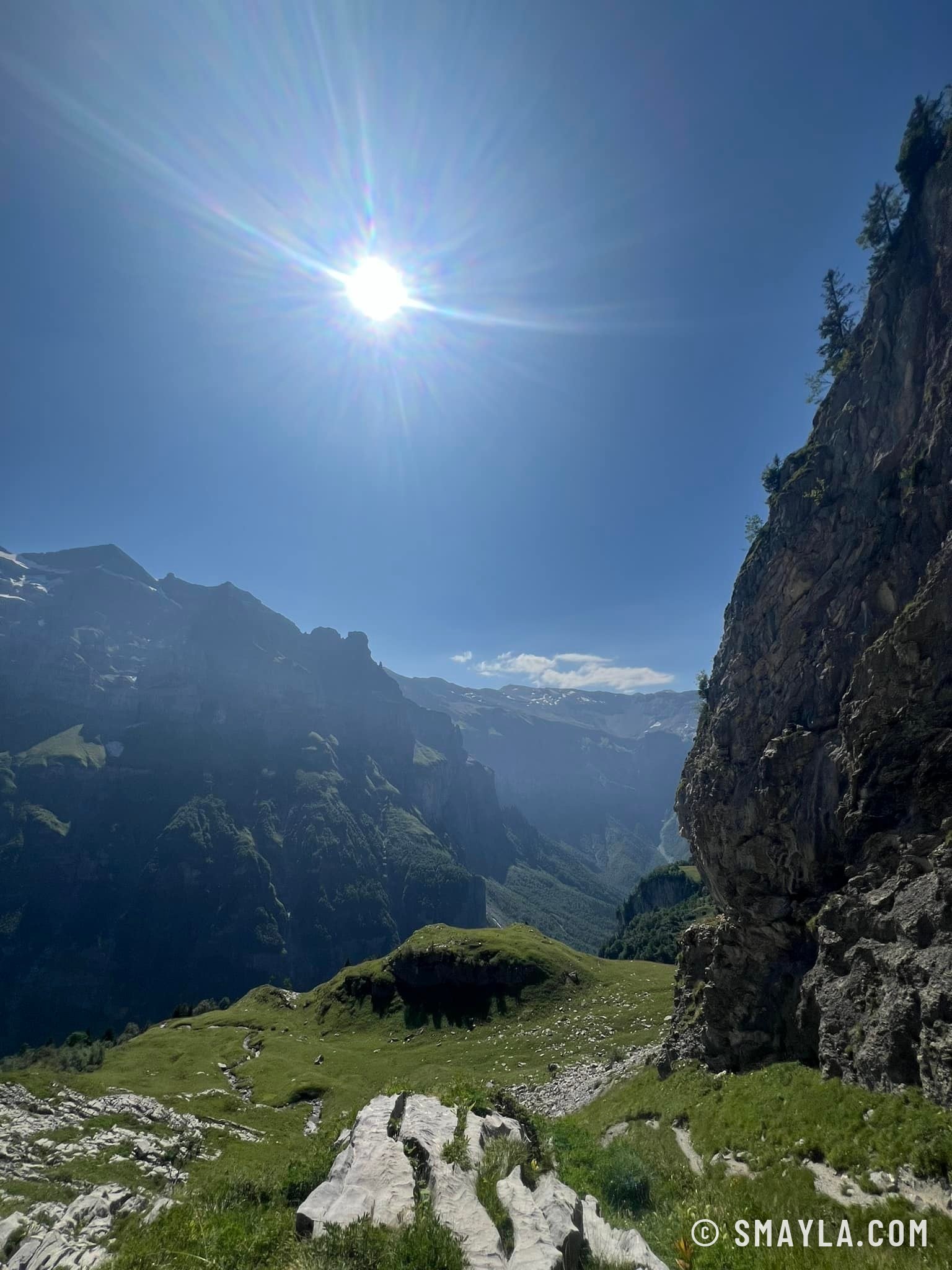Paroi et soleil