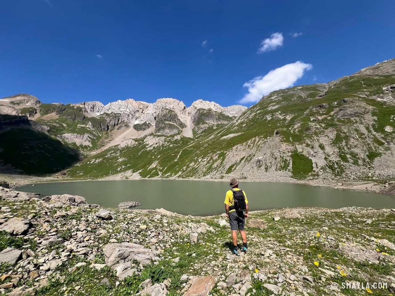 Christian au lac de Vogealle